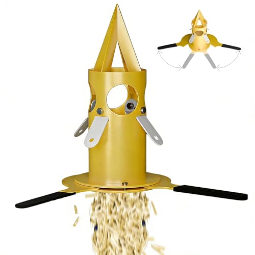 Déchargeur de grains avec interrupteur à poignée ergonomique