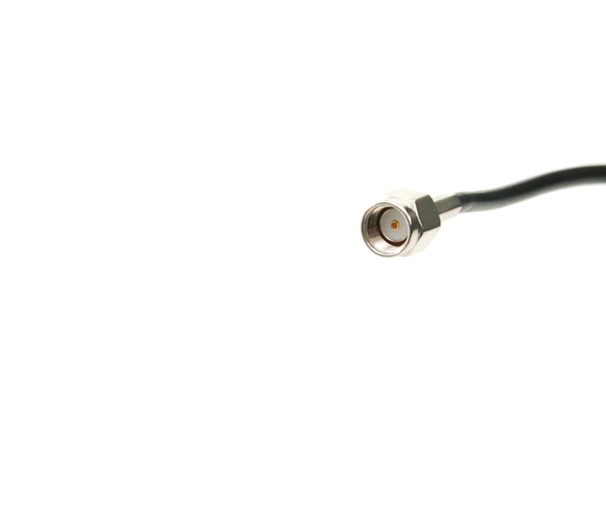 Alda PQ Antena para Montaje en Techo para GPS, GLONASS, Tetra con SMA/M y RP -SMA/M Enchufe y 2,5m Cable 2 dBi Ganancia