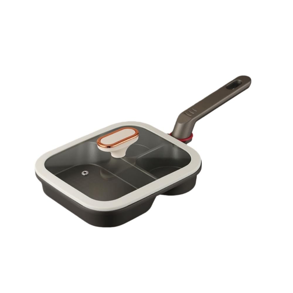 Amazon | Gwxeノンスティックフライパン、3イン1フライパン、朝食用