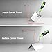Reniteco 2 PCS Drywall Corner Tool Set, Stainless Steel Sheetrock External Corner Trowel & Internal Corner Trowel，5'' & 3.94'' Outside Corner Knife and Inside Corner Knife, with Hanging Hole