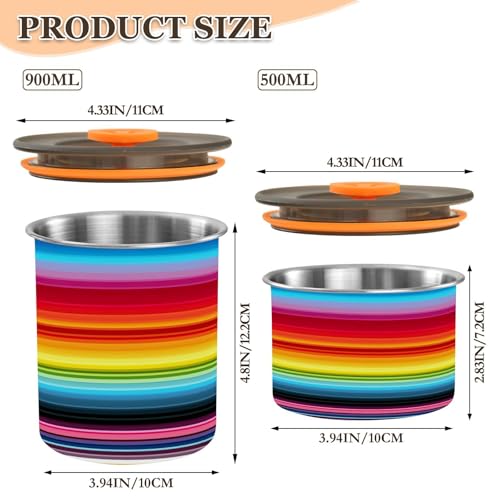 Contenedor de café hermético de acero inoxidable 30oz Qilmy miniatura 3