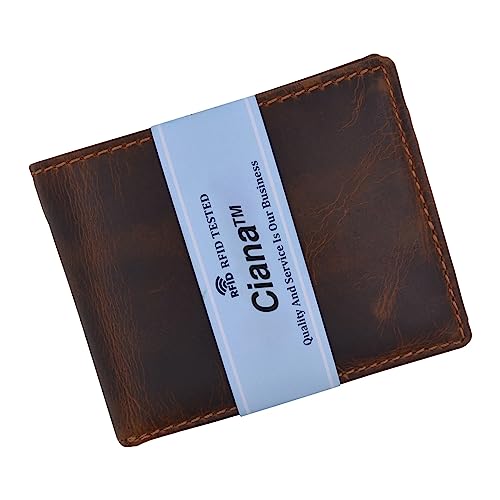 Ciana Modern & Minimalist Cardholder Wallet for Men, Slim Wallet with Rfid Blocking Layer Bifold Wallet, Premium Quality Stylish, Functional, and Secure for Your Everyday Essentials2