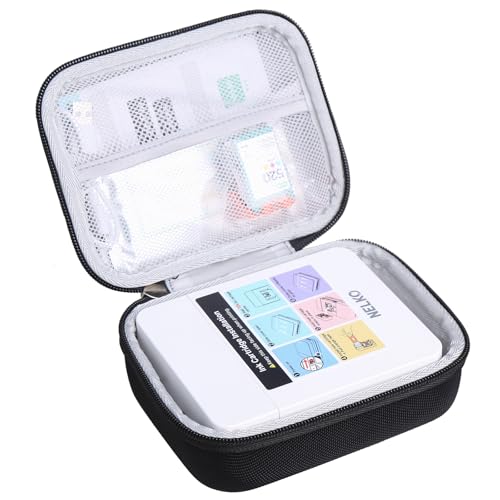 Image of Case for Nelko Photo Printer PP01 Color Mini Portable Printer - Hard Travel Protective Carrying Storage Bag, Box Only (Black)