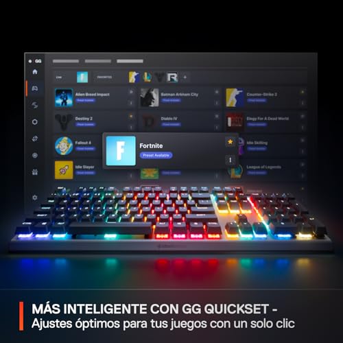 Image of SteelSeries Apex Pro Gen 3 OmniPoint 3.0 HyperMagnetic Switches - Adjustable Actuation - Rapid Trigger - Game-Ready Presets - Protection Mode - Rapid Tap /SOCD - OLED - RGB - PBT Keycaps - USB-C