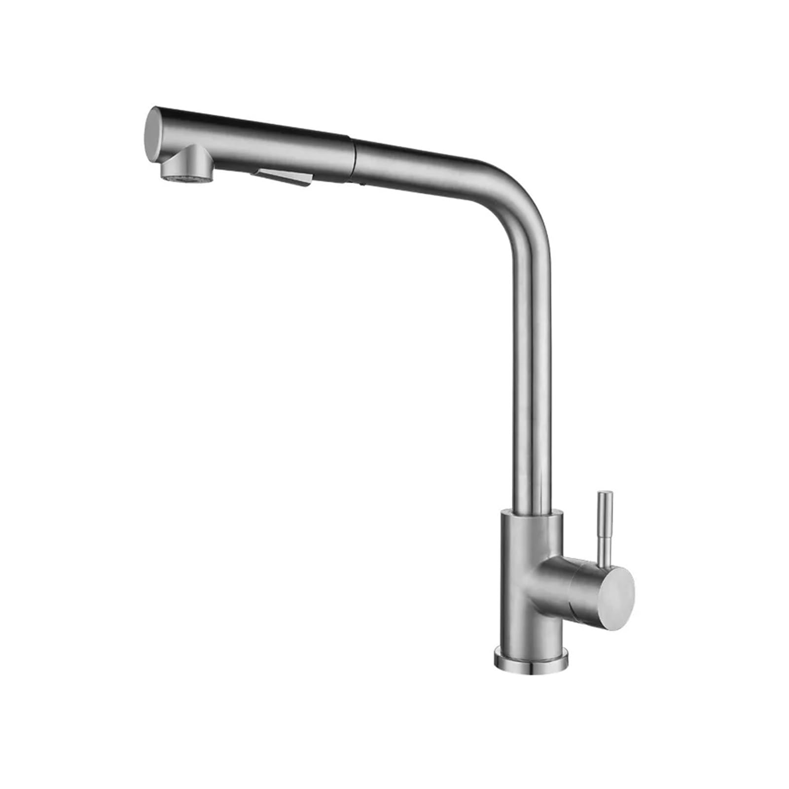 Robinet de cuisine en acier inoxydable 304 noir mat avec mitigeur pour évier