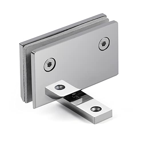 Ranbo Shower Door Hinge(360°), Frameless Glass to Glass Hinge, Suitable for 8-12mm Thick Tempered Glass