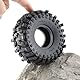 KEEDA 1,9 Zoll Gummi Reifen 118 x 45 mm Tyres für for D90 TRX4 SCX10 Pro Capra Gen8 VS4-10 FCX10 1/10 RC Crawler Auto