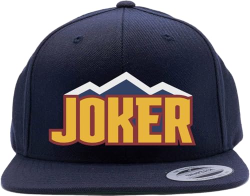 Snapback Navy Nikola Jokic Logo Hat miniatura 1