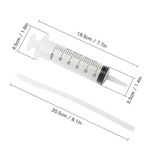DECDEAL Injetor de selante sem câmara de ar para pneus de bicicleta Kit de mangueira de borracha de