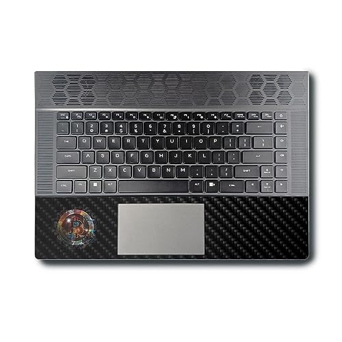 Image of MightySkins Carbon Fiber Skin Compatible with Alienware X16 R1 (2023) Full Wrap Kit - Crypto | Protective, Durable Textured Carbon Fiber Finish | Easy to Apply & Change Styles | Made in The USA