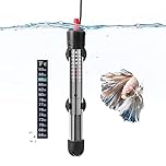 HITOP HP-608 Submersible Aquarium Heater 25W 50W With Thermometer and Extra Sucker Cup