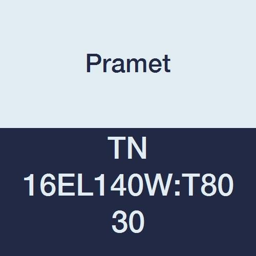 TN 16EL140W:T8030 Carbide Multi-Material (P30,M25,K30) Indexable External Threading Insert, Whitworth 55 Degree, TPI 14, 3" Cutting Edges, PVD, Use SER/L Tool Holder, Gold (Pack of 5)