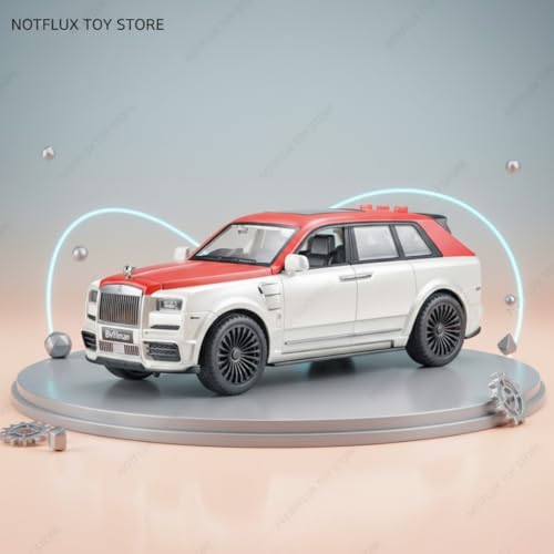 Image of 1:24 Rolls-Royce Cullinan Maisary - Premium Car Model, Luxury SUV Replica Pullback Metal Toy Car (Multicolor)(Pack of 1)