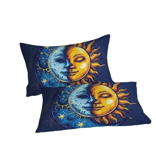 Housse de couette double anti-plis en microfibre Dimanche Bedding 200x200cm imprimé 3D filles - 7