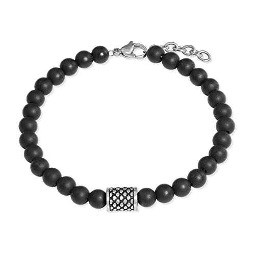 Preisvergleich Produktbild s.Oliver Armband für Herren mit Onyx-Kugeln