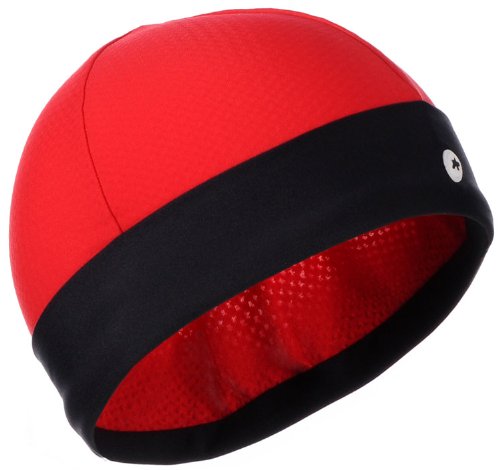  Assos stingerCap 607 - Rosso swiss Abbigliamento Bicicletta Uomo Rosso Taglia II (58-63cm)