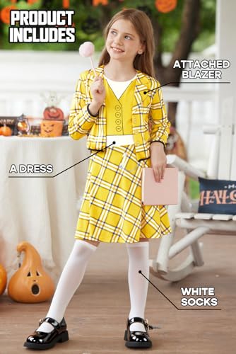 Image of BesserBay Halloween Girls Costume Schoolgirl Skirts 3PCS Sets 4-14 Years