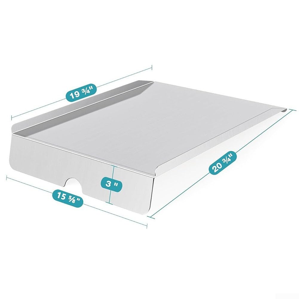 Sostituzione BCA070 BAC012 Drip Pan Deflettore Di Calore In Acciaio Inox Per Secolo Per Serie Per Campo Per Chef Per SmokePro DLX 24 Per Legni Per Classic 24 Pro Per Serie 22