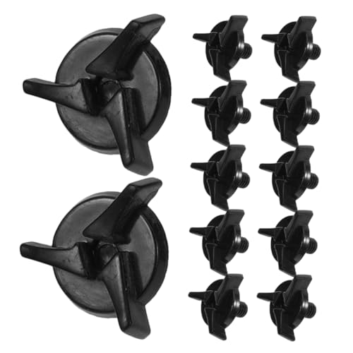 Vis pour casque moto Alipis lot de 12 pièces de fixation pour visière
