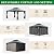 Domi 10x12FT Hardtop Gazebo, Outdoor Gazebo with Double Galvanized Steel Roof, Metal Pavilion Shelter for Patio, Lawn and Garden, Detachable Curtain and Netting Included, Gray