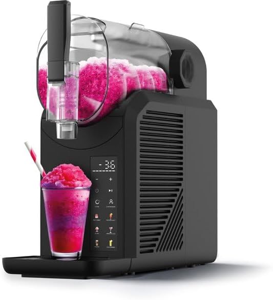 Seeger SuperSlush, 2L 7-in-1 Slush Maschine für zu Hause, 7 Smarten Programma, Automatische Reinigung und InstantFreeze 15 min Technologie, Slushi, Eis-Cocktails, Frappé, Milchshakes, Margaritas