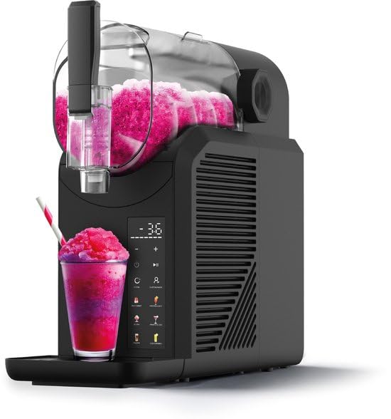 Seeger SuperSlush, 2L 7-in-1 Slush Maschine für zu Hause, 7 Smarten Programma, Automatische Reinigung und InstantFreeze 15 min Technologie, Slushi, Eis-Cocktails, Frappé, Milchshakes, Margaritas