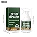 Leather Stain Cleaner - Leather Restorer for Couches Paint, Leather Deep Cleaner 100ml Conditioner for Furniture Restore & Renew Restore Couches, Car Seats, Clothing, Shoe