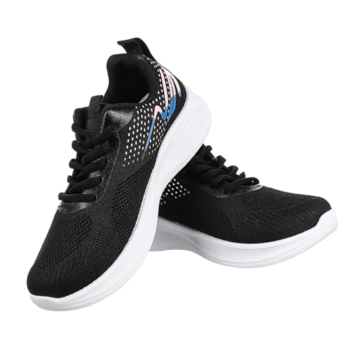 Chaussures de course femme Holibanna baskets sport gym respirantes noires