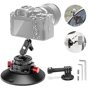 Neewer Suction Cup Mount with Ball Head Magic Arm