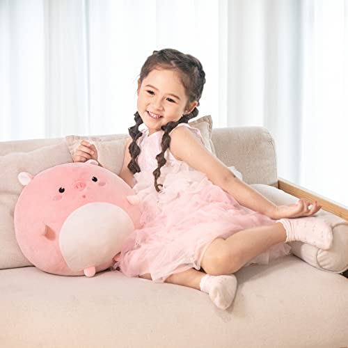 Gagaku 12.6 Inch Cute Pig Plush Pillow，Cartoon Stuffed Animal Body Pillow Super Soft Plush Toy Birthday Valentines Gifts, Children's Sleep Napping Kawaii Pillow #TOP3