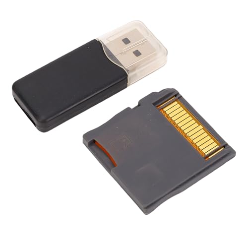 VBESTLIFE Video Game Flash Card per NDS, NDSL, NDSI, NDS3DS, 2DS, 3DS, New 3DS, da 4GB a 128GB, con Lettore di Schede (SILVER)