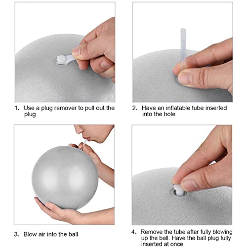 2-Pack-Pilates-Balls-Yoga-Balls-Barre-Balls-Mini-Exercise-Balls-9-Inch-Small-Bender-Balls-for-Pilates-Yoga-Core-Training-and-Physical-Therapy-Improves-Balance-Gray