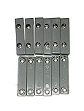 Grey Magnetic Reed Switch for Windows and Doors 6 Pack Set NO NC