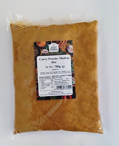 Old India Curry Powder Madras Hot 750 g