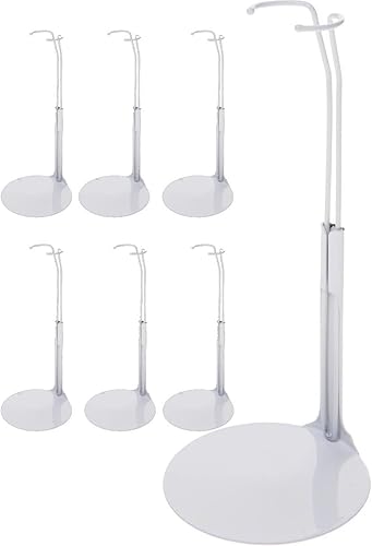 Kaiser 2201 - Soporte para muñecas de tamaño pequeño para muñecas de 11 a 12 pulgadas, color blanco, Metal, Paquete de 6