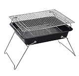 Tragbarer Holzkohlegrill – faltbares Grillwerkzeug für Terrasse und Hinterhof, Camping