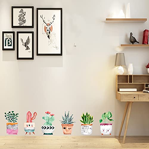 Vinilos Decorativos Maydahui 6 Planchas Plantas en Maceta miniatura 5