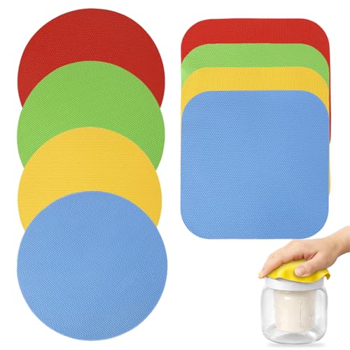 Opasyo 8 Pack Rubber Jar Opener Gripper Pads