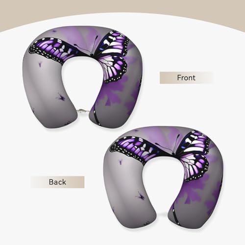 Almohada de espuma viscoelástica con funda negra y diseño ergonómico miniatura 3