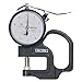 Mitutoyo 7326SCAL Dial Thickness Gauge with Calibration, Inch, Flat Anvil, Fine Dial Reading Type, 0-0.05" Range, 0.0001" Graduation, +/-0.0002" Accuracy