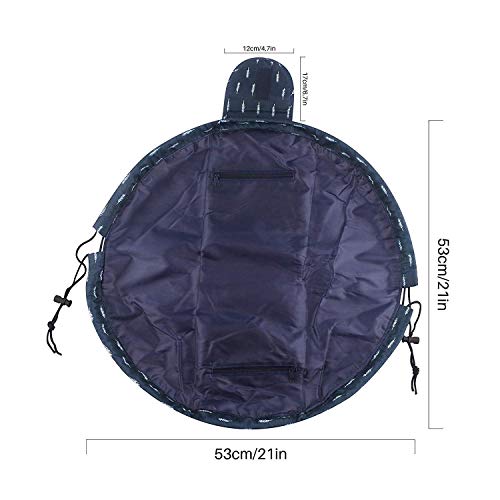 Image of Maharsh Women's Convenient and Waterproof Multifunction Portable Lazy Travel Cosmetic Storage Makeup Organizer Toiletry Bag with Drawstrings