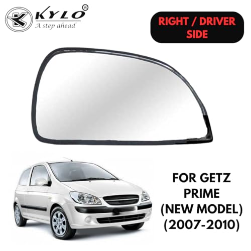 Image of Kylo Getz Prime (2007-2010) Driver Side (Right Side) Car Side Mirror Glass /Tukdi /Sub Mirror Plate