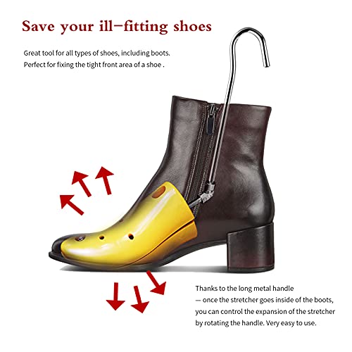 Boot Stretcher Shoe Stretcher For Thick Feet Men Women,Instep Stretcher For Boots,Boot Stretchers For Cowboy Boots,Pro Shoe Boot Trees Expander Higher Spreader,Stretching Hiking Working Boots Instep Height,For Sneakers Flat Shoes Boots #TOP2