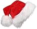 Ptsaying Cappello Babbo Natale, Morbido Cappellini Natale in Peluche, Cappellini Natale Comfort in Velluto Unisex Pelliccia Classica Ispessita