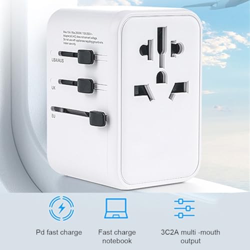 Chargeur mural USB de Type C et adaptateur intelligent de voyage secteur compact