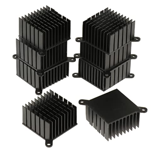 Image of Generic 38X38X23Mm Aluminum Heat Sink Heatsink Cooler Fin, Led Amplifier Transistor
