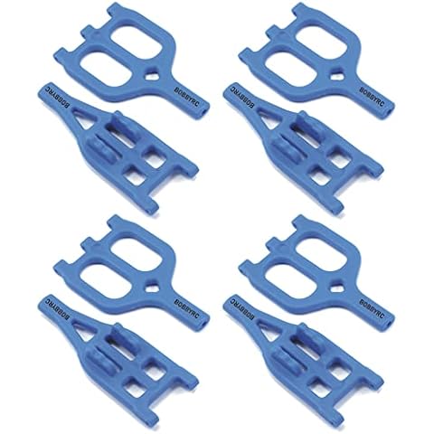 rpmproducts 4 Pack Full Set RPM 80465 Front Rear Blue Suspension Arms 2.5 3.3 Emaxx tmaxx a arms Control arms Cover