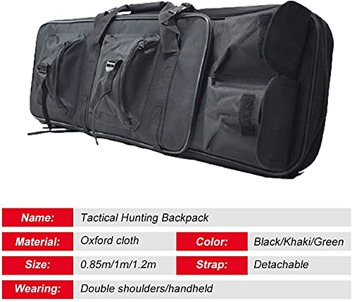 ZAANU Rifle Case Tactical Gun Bag, Rifle Protective Bag, Hiking Backpack, Hunting Equipment, Tactical Weapon Bag, Army Military Airsoft, for Hunting 100cm/39.4in(100cm/39.4in) - Image 2