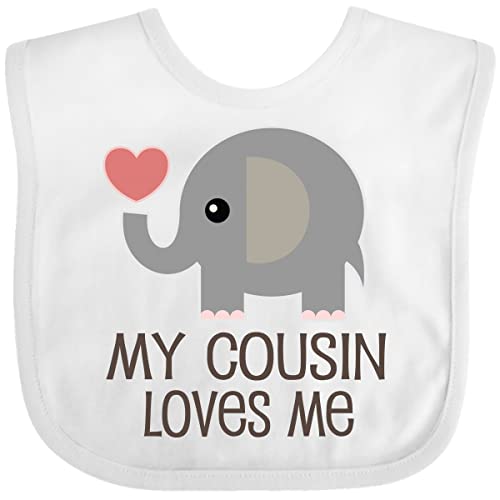 inktastic My Cousin Loves Me Baby Bib