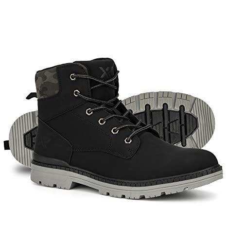 Xray Footwear Alamere Menâ€™s Fashion Handcrafted Casual Chukka Boots Suede Lace Up, Round Toe, Thermoplastic Rubber Outsole, Size 9.5